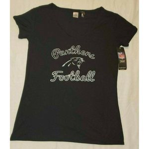 NWT Womens Carolina Panthers NFL Team Football T Shirt Medium M Sleepwear